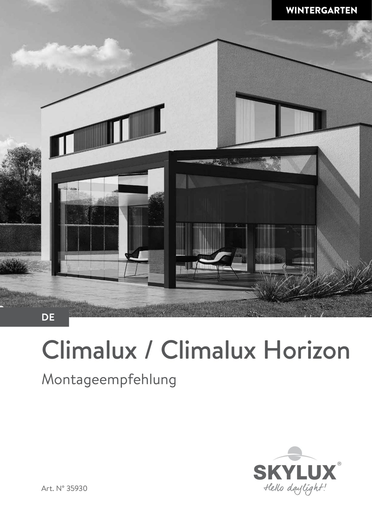 Montagehandleiding Climalux Horizon