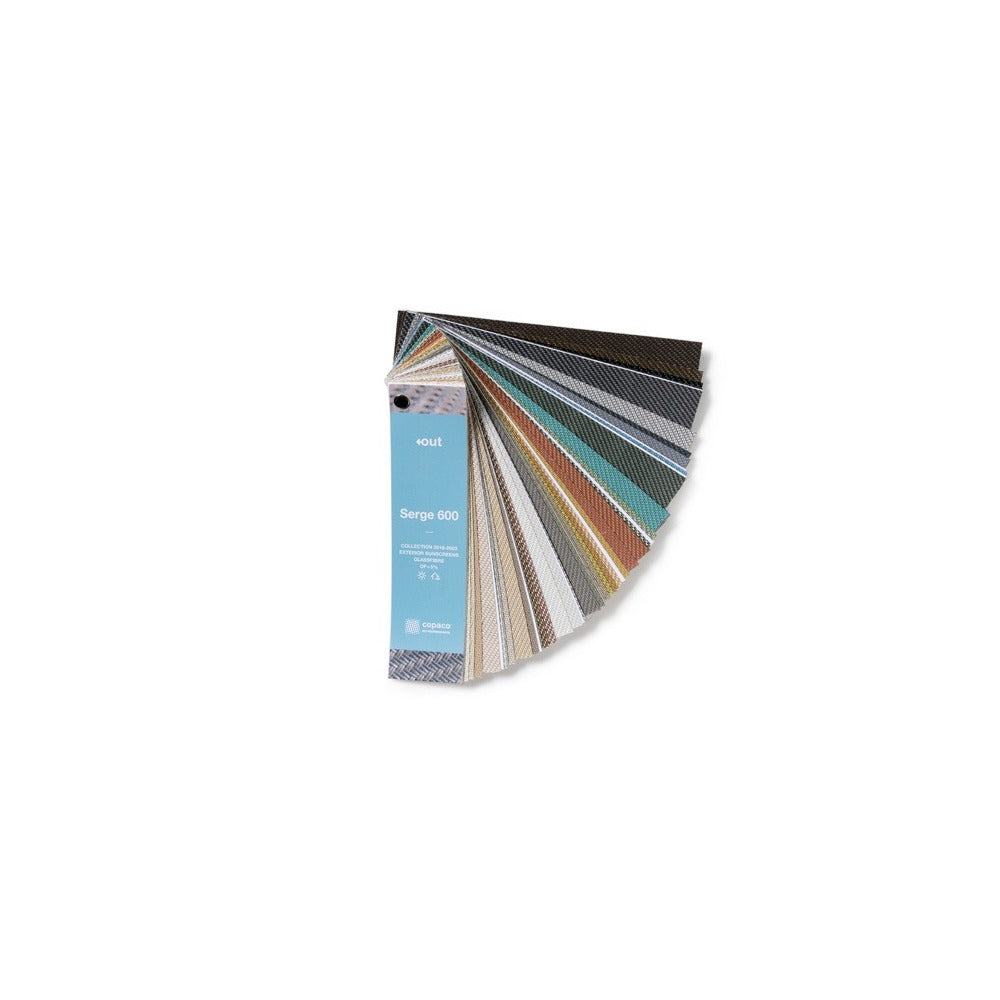 Demo sample card vertical screen Copaco Serge 600 - item no. 121465