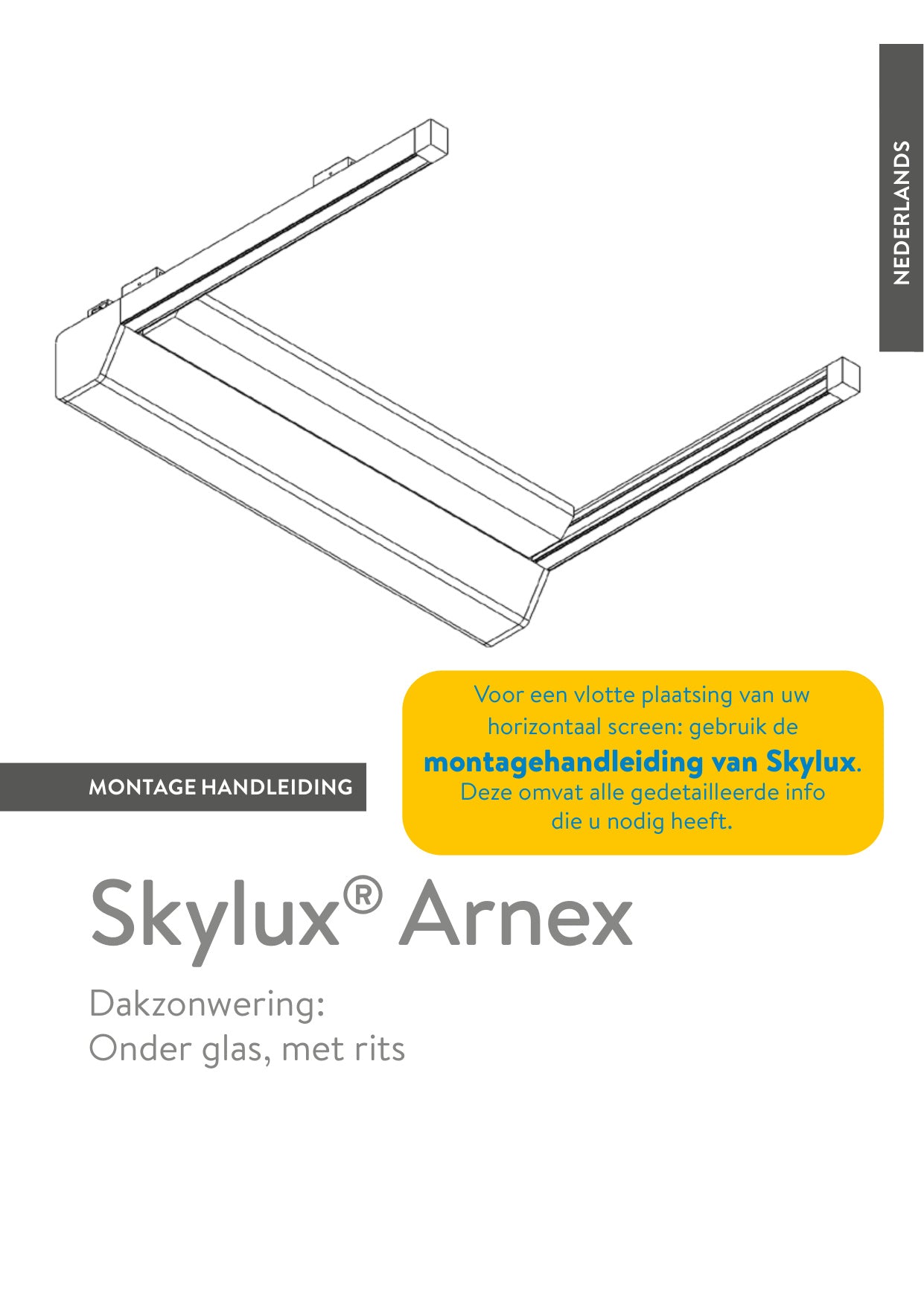Montagehandleiding Zonwering Veranda