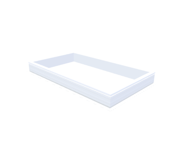 PVC-Opstand 100x180 cm - Skylux
