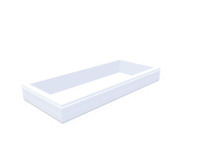 PVC-Opstand 60x150 cm - Skylux