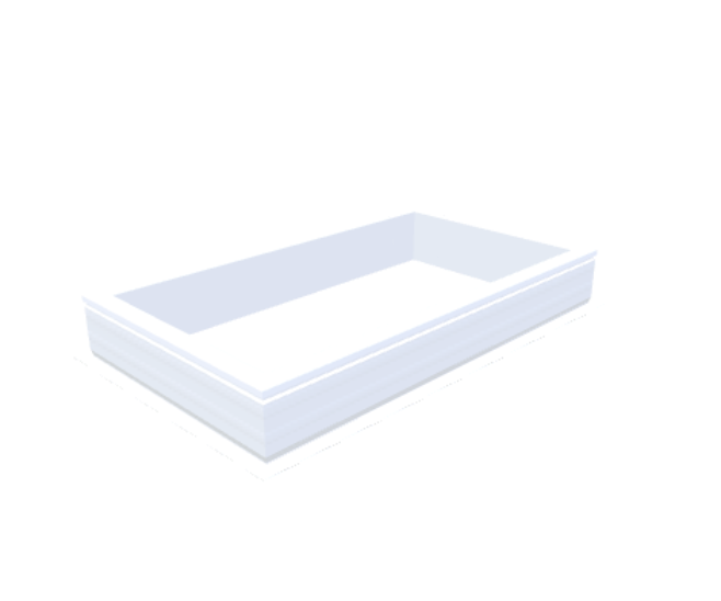 PVC-Opstand 70x130 cm - Skylux