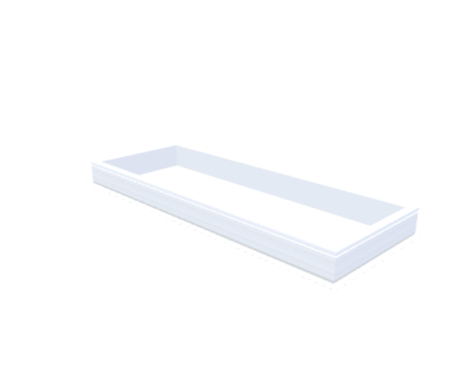 PVC-Opstand 80x230 cm - Skylux