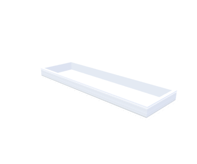 PVC-Opstand 80x280 cm - Skylux