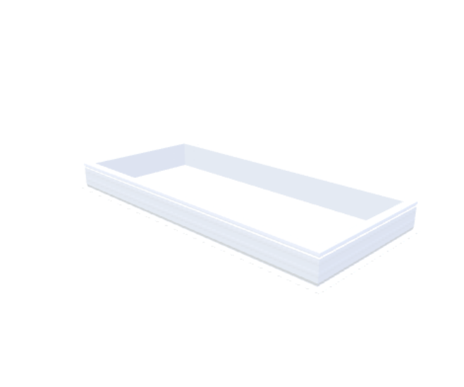 PVC-Opstand 90x210 cm - Skylux