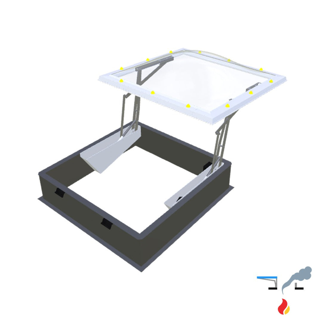 Skymax CE met metaalopstand 30 cm 1100 x 1100 mm
