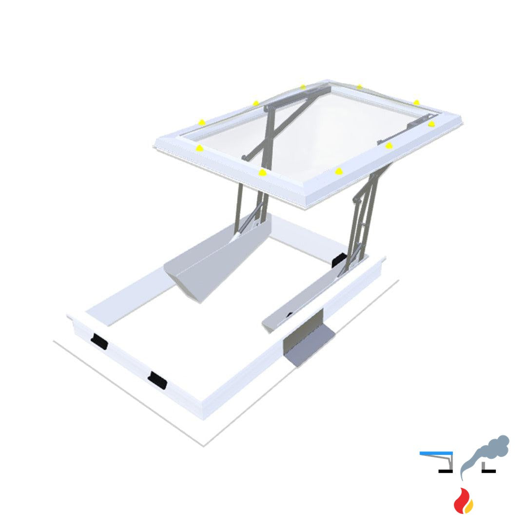 Skymax CE met pvc-opstand 16/00 0600 x 0900 mm