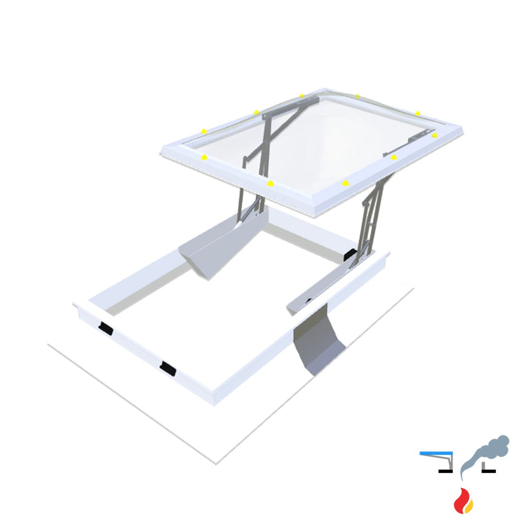 Skymax CE met pvc-opstand 30/20 0600 x 0900 mm