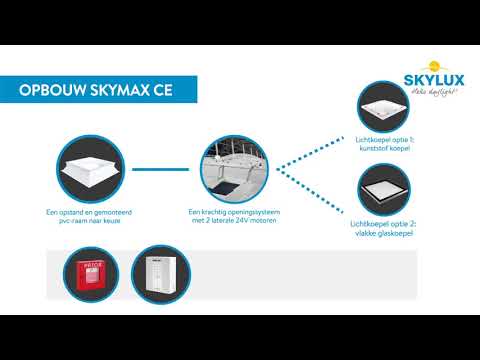 Load video: Skymax CE with metal curb 30 cm with iDome 0600 x 0900 mm