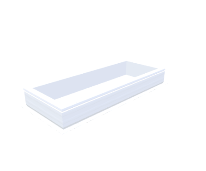 pvc-opstand 20/00 EP 0500 x 1400 mm - Skylux