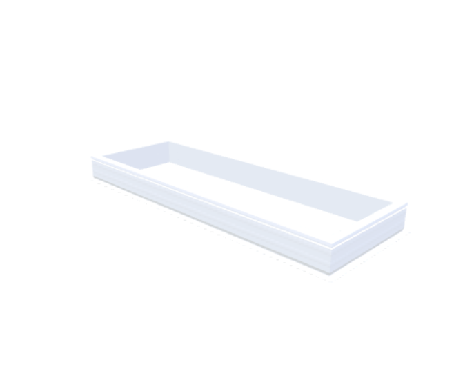 PVC curb 20/00 EP 0700 x 2200 mm - Skylux
