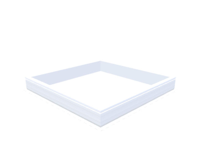 pvc-opstand 20/00 EP 1400 x 1400 mm - Skylux