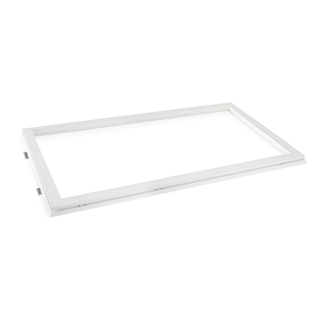 pvc-raam met scharnieren aan korte zijde 0485 x 0535 mm