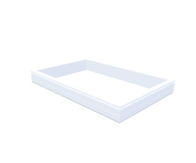 PVC-Opstand 100x160 cm - Skylux