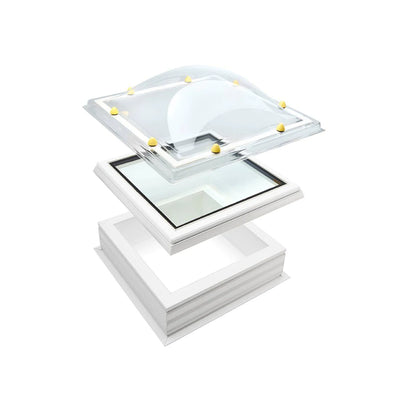 Skylux iDome raam - vaste uitvoering helder 0700 x 2000 mm