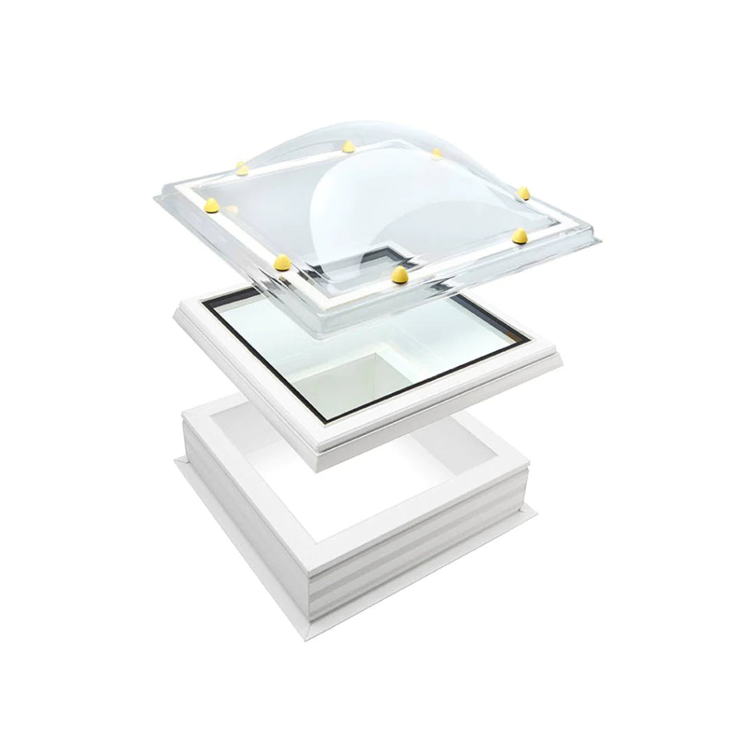 Skylux iDome raam - vaste uitvoering helder 0400 x 0400 mm