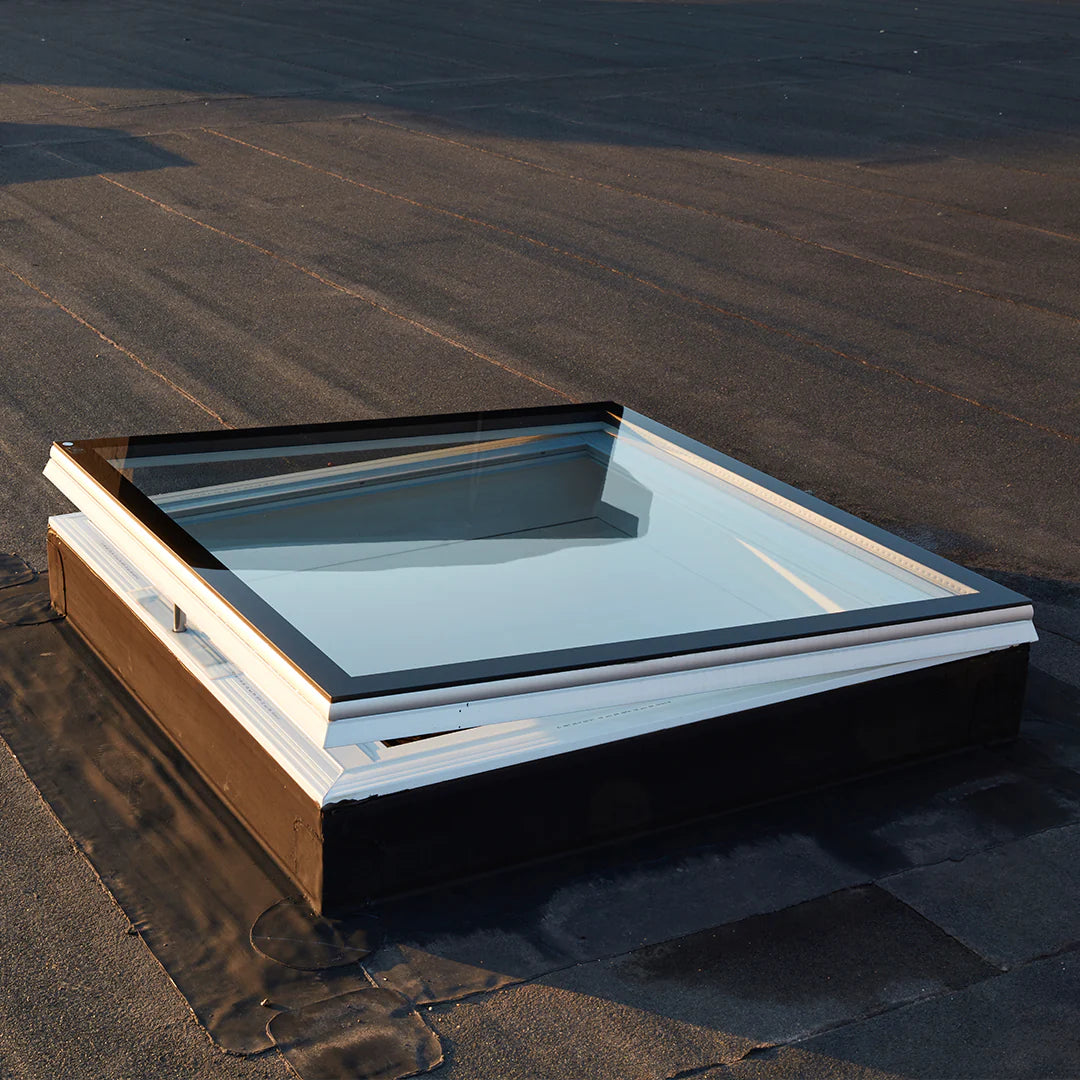 iWindow Opengaand Platdakraam - Complete Set 75x75 cm - Skylux