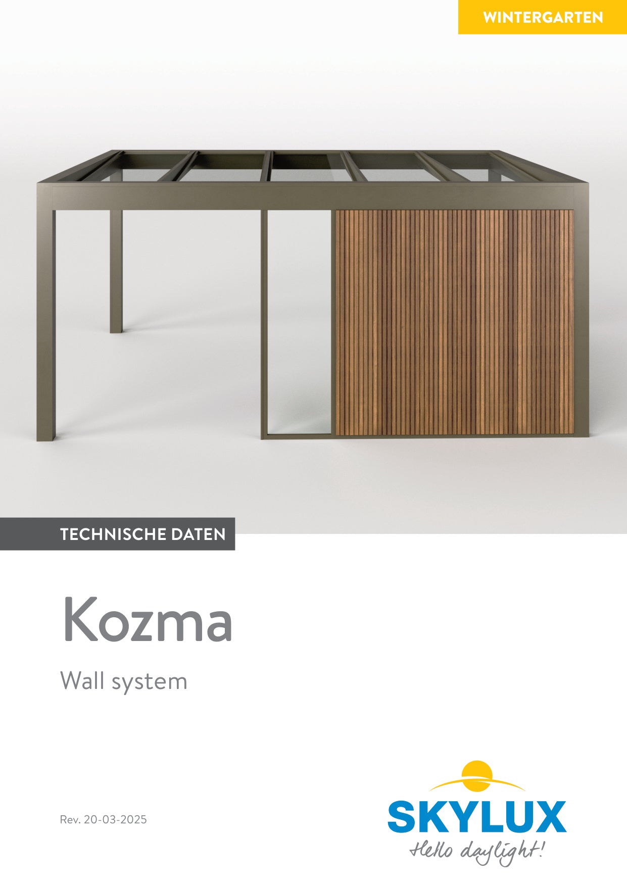 Technical File Kozma Wall System