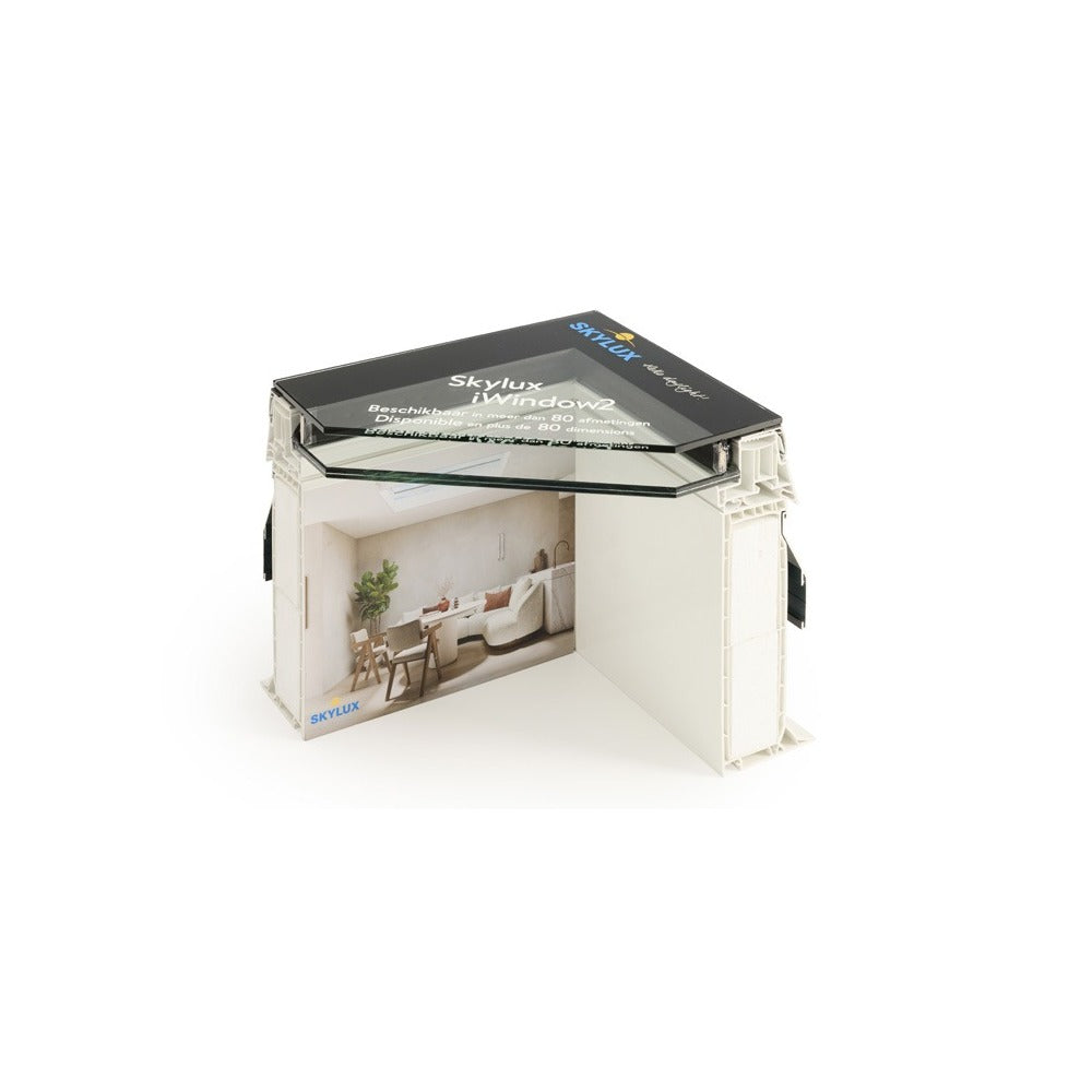 Demo iWindow2 mit PVC-Aufsatzkranz 20/00 Format 1/4 - Art.-Nr. 60077