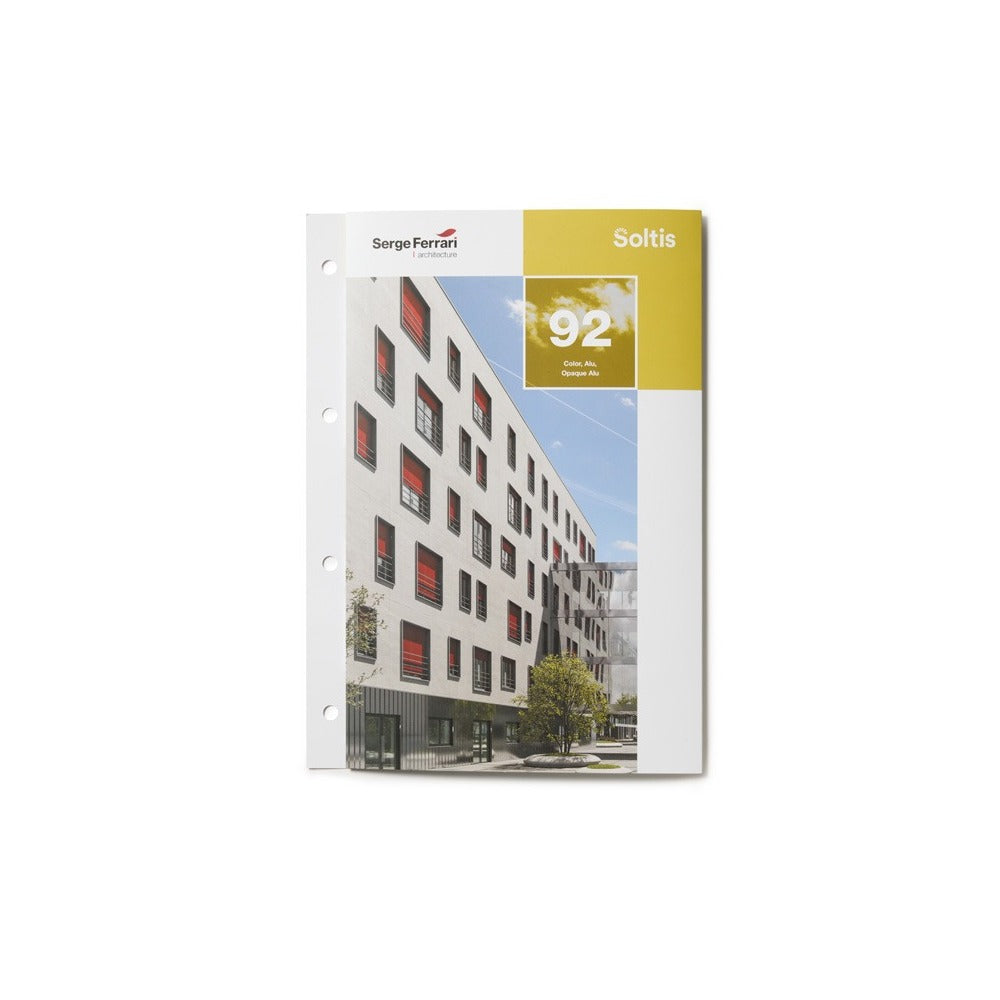 Demo fabric sample card vertical screen Soltis 92 - item no. 119608