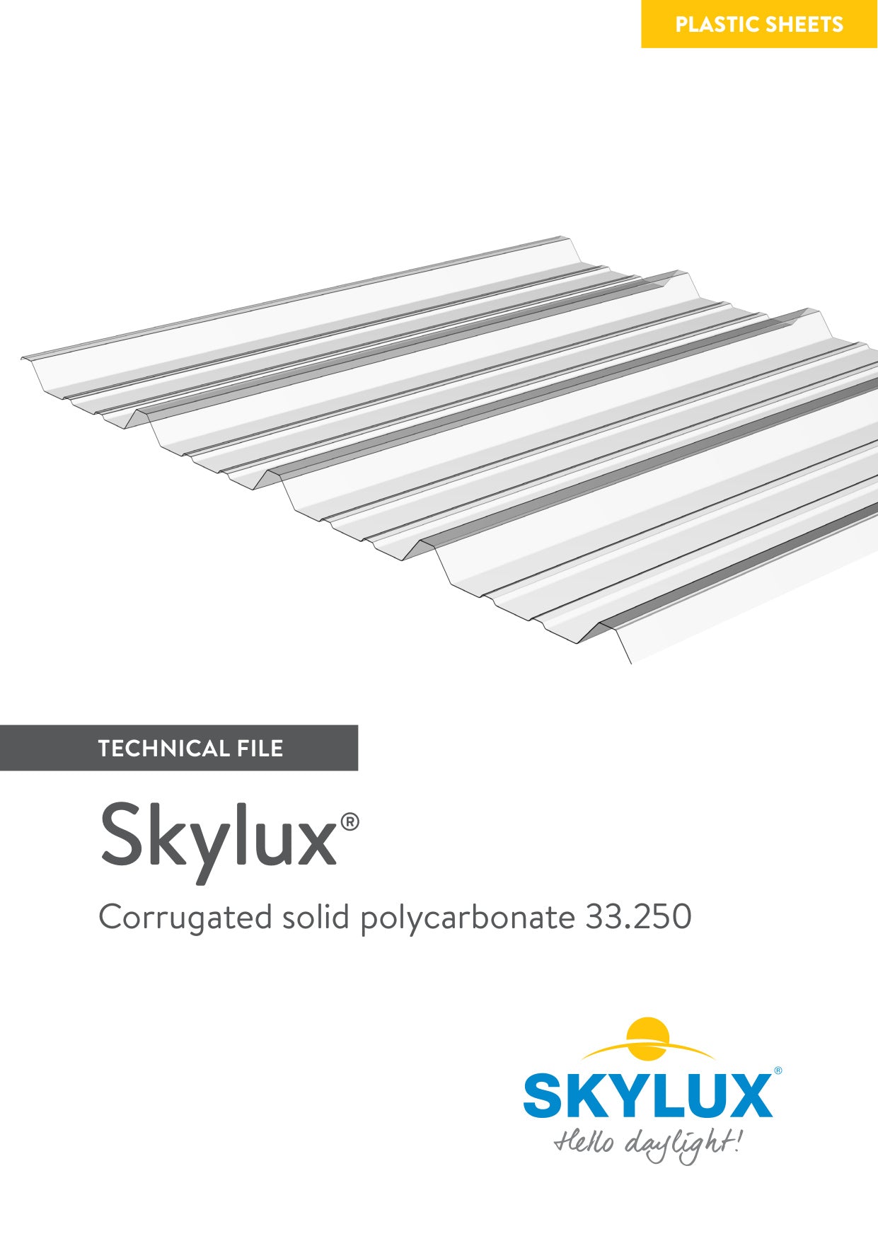 Technische Daten Stegplatten für Terrassenüberdachungen