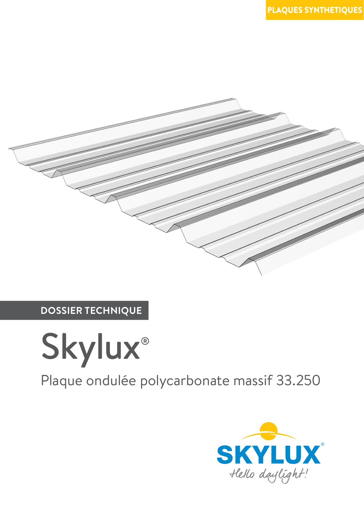 Technische Daten Stegplatten für Terrassenüberdachungen