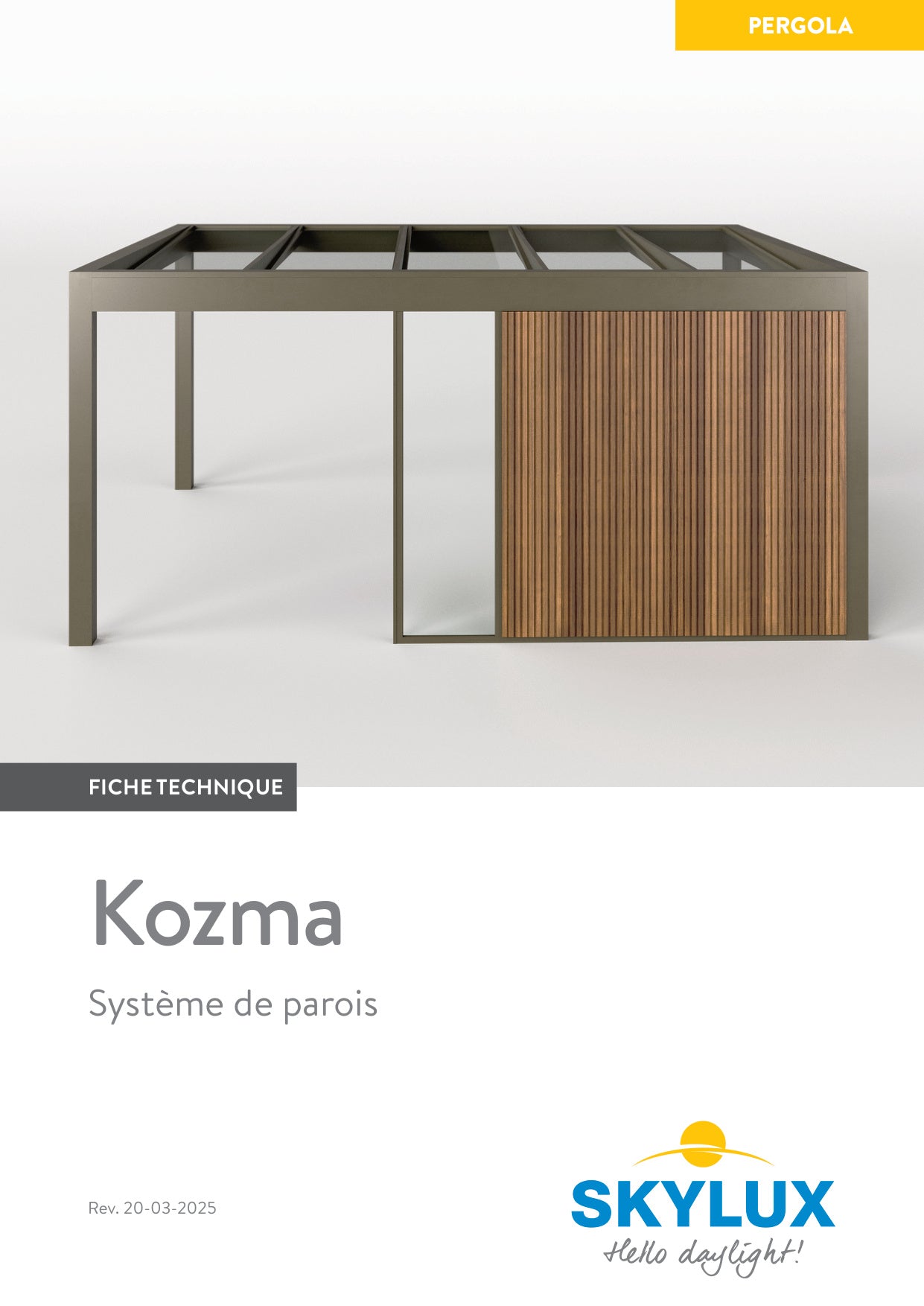 Technical File Kozma Wall System