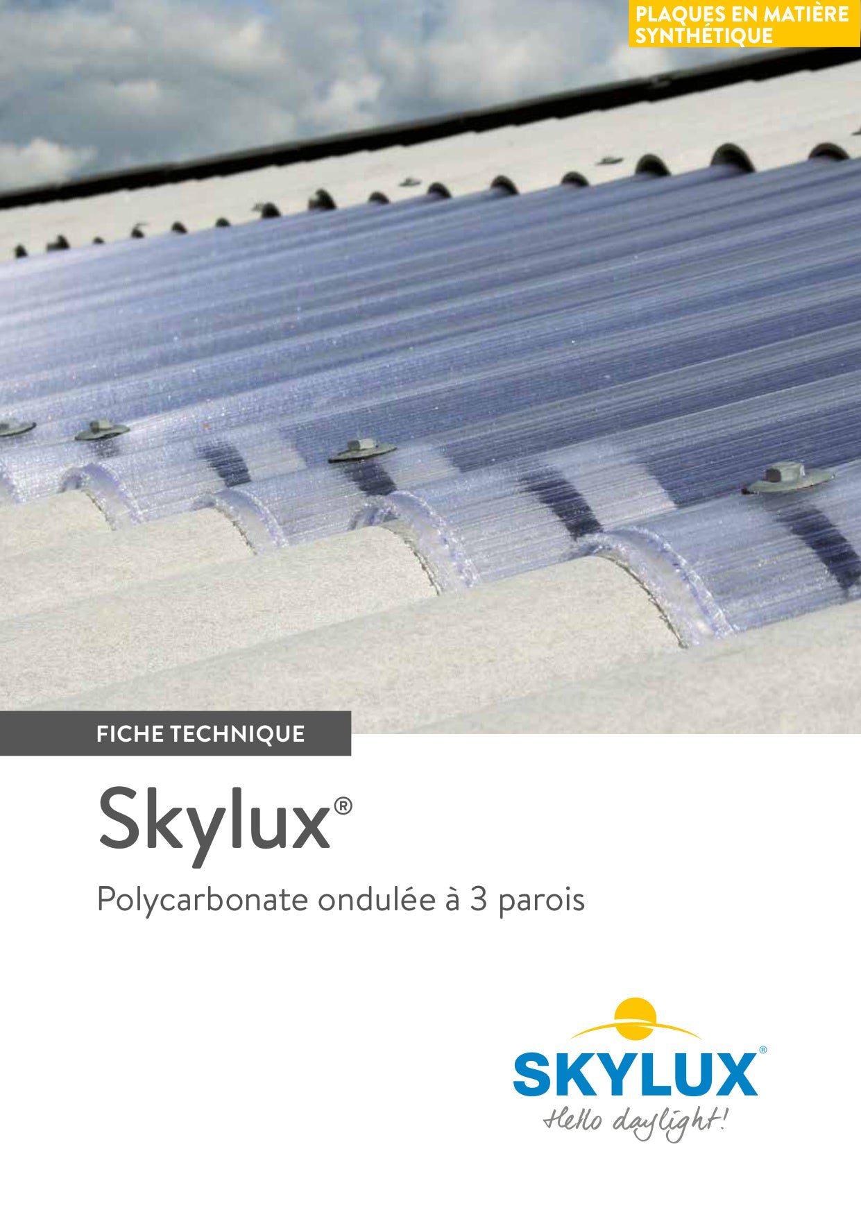Technische Daten Stegplatten für Terrassenüberdachungen