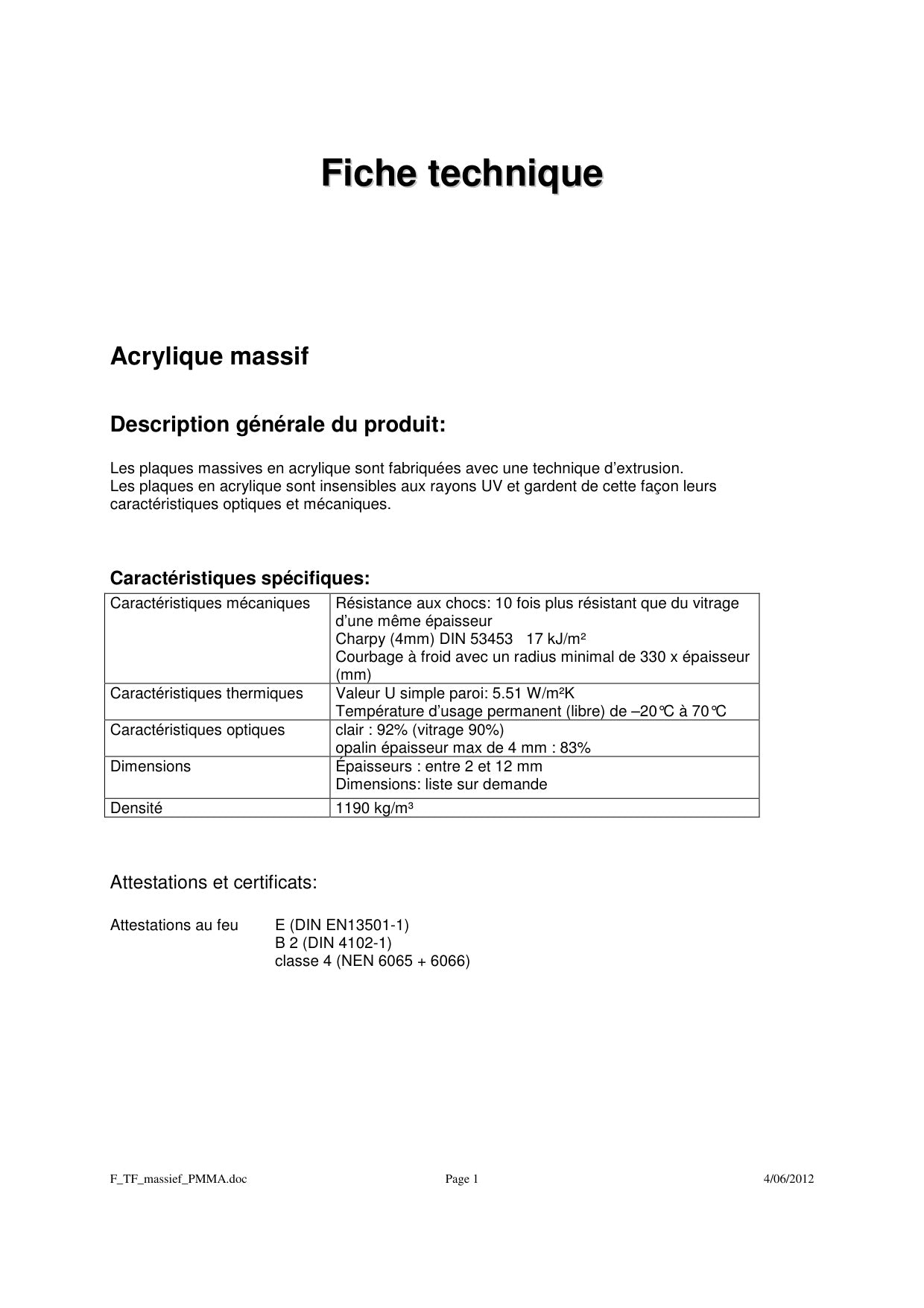 Technische Daten Stegplatten für Terrassenüberdachungen