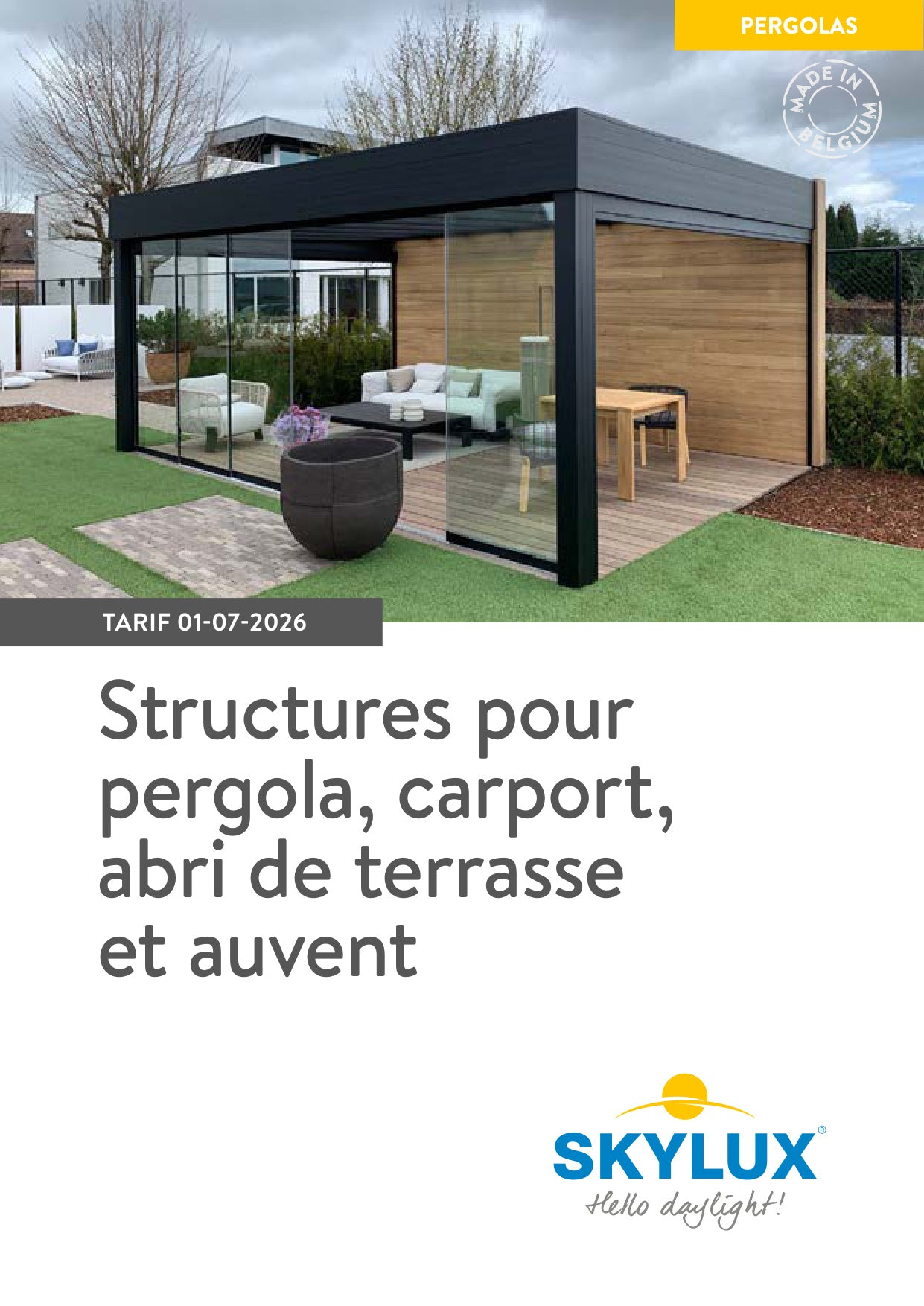 Preisliste Verandasysteme 