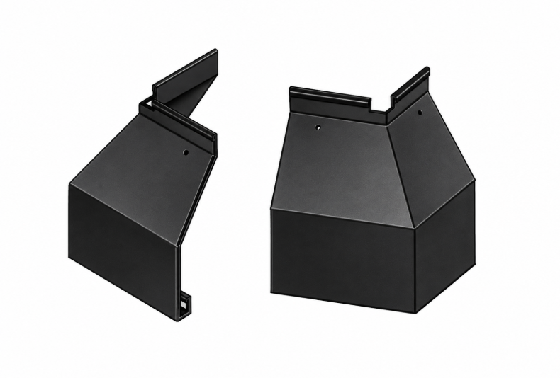 Pièce d'angle pour solin en alu
