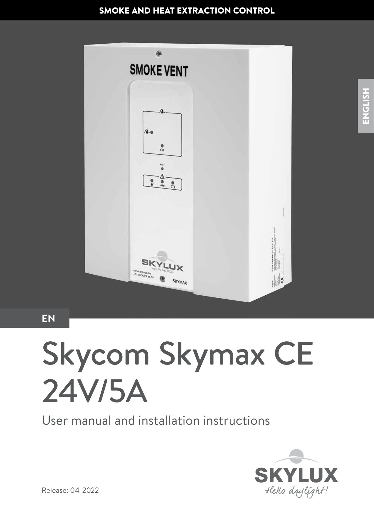 Montagehandleiding Skycom Controle Units