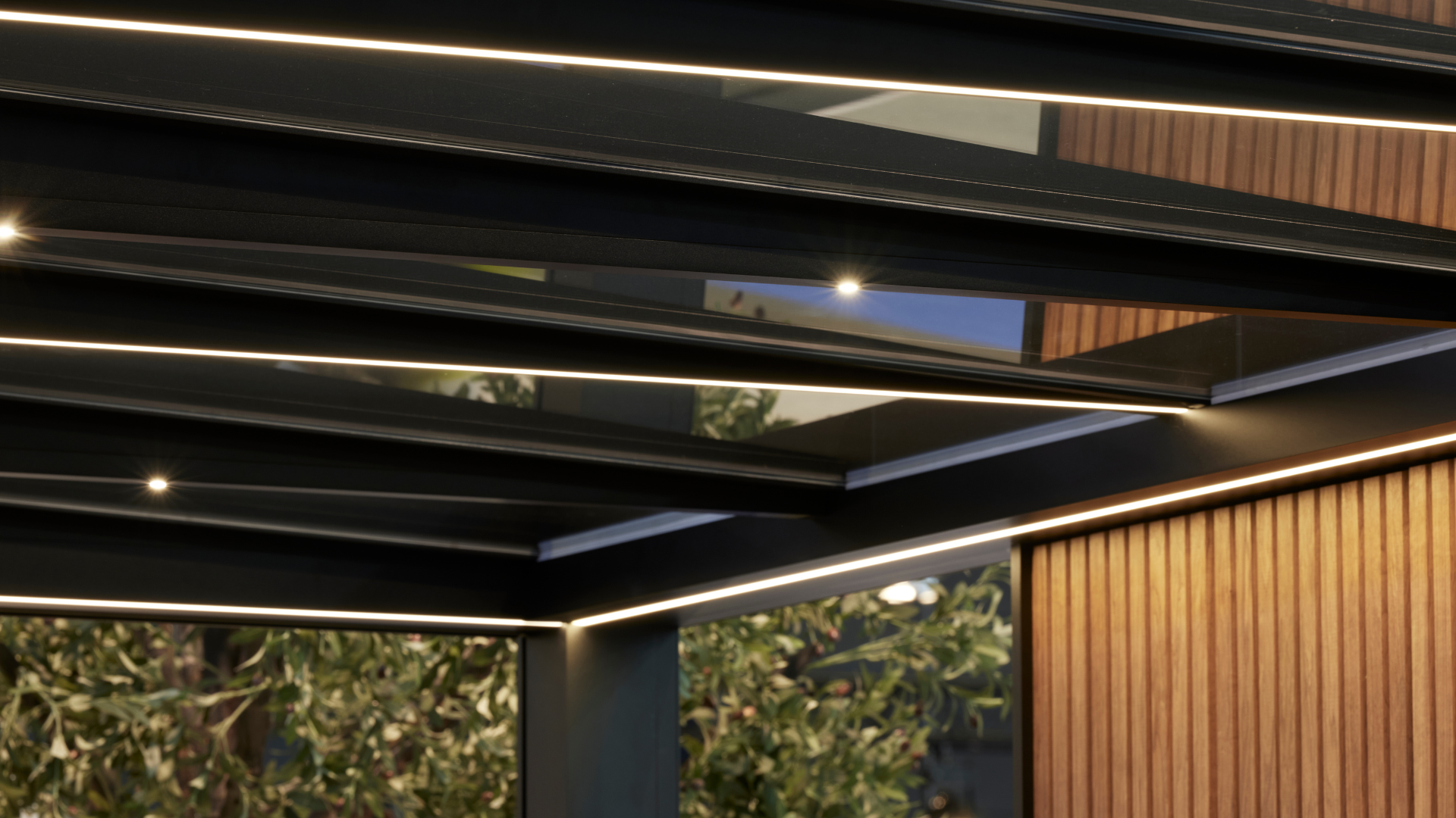 LED spotlights or strips