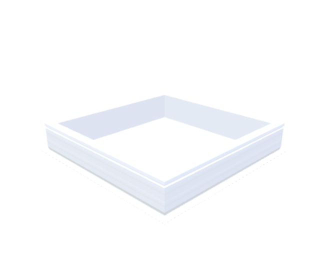 PVC-Opstand 100x100 cm - Skylux