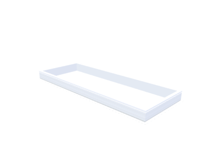 PVC-Opstand 100x280 cm - Skylux