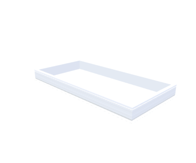 PVC-Opstand 105x225 cm - Skylux