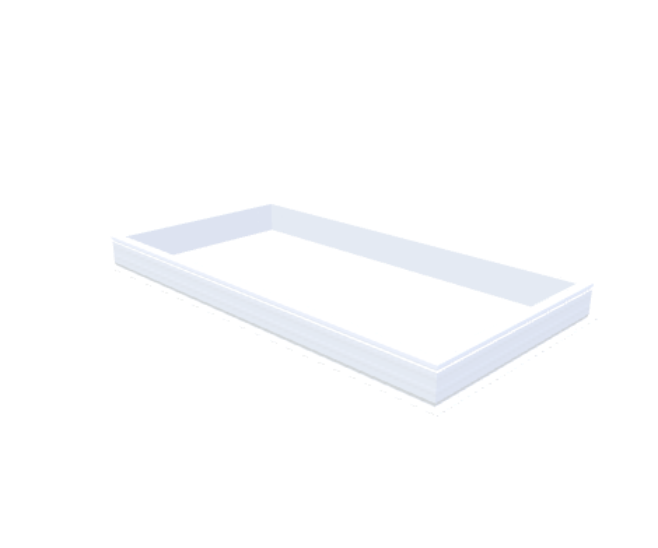 PVC-Opstand 120x240 cm - Skylux
