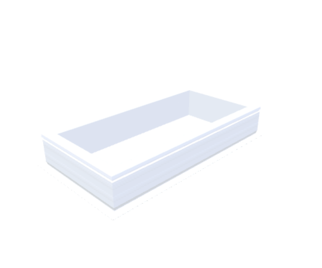 PVC-Opstand 50x110 cm - Skylux