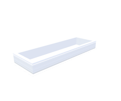 PVC-Opstand 50x170 cm - Skylux