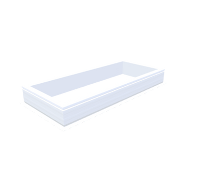PVC-Opstand 60x150 cm - Skylux