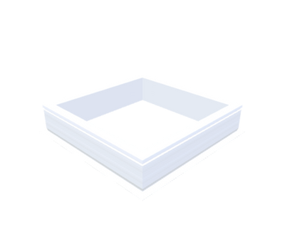 PVC-Opstand 80x80 cm - Skylux