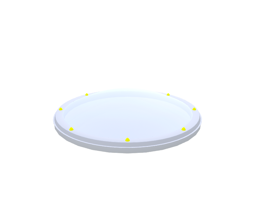 Skylux ronde lichtkoepel met diameter ⌀ 180 cm