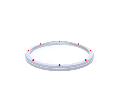 Skylux ronde lichtkoepel met diameter ⌀ 160 cm