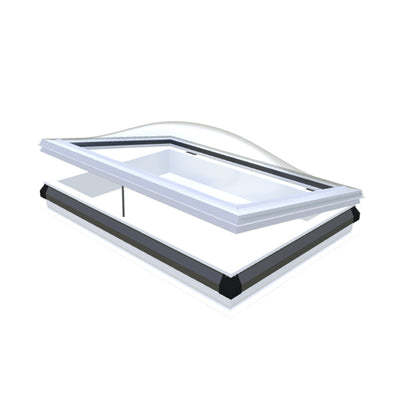 Skylux iDome ouvrant avec costière en PVC 20/00 EP, incl. rideau occultant 0800 x 1300 mm