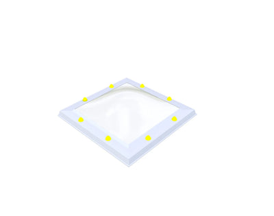 Skylux lichtkoepel 55x55 cm