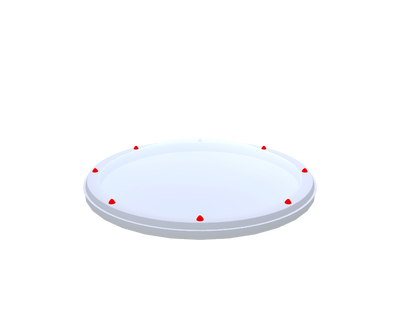 Skylux ronde lichtkoepel met diameter ⌀ 150 cm