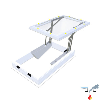 Skymax CE met pvc-opstand 20/00 EP 0800 x 1300 mm