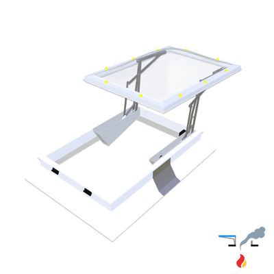 Skymax CE met pvc-opstand 30/20 0800 x 1300 mm