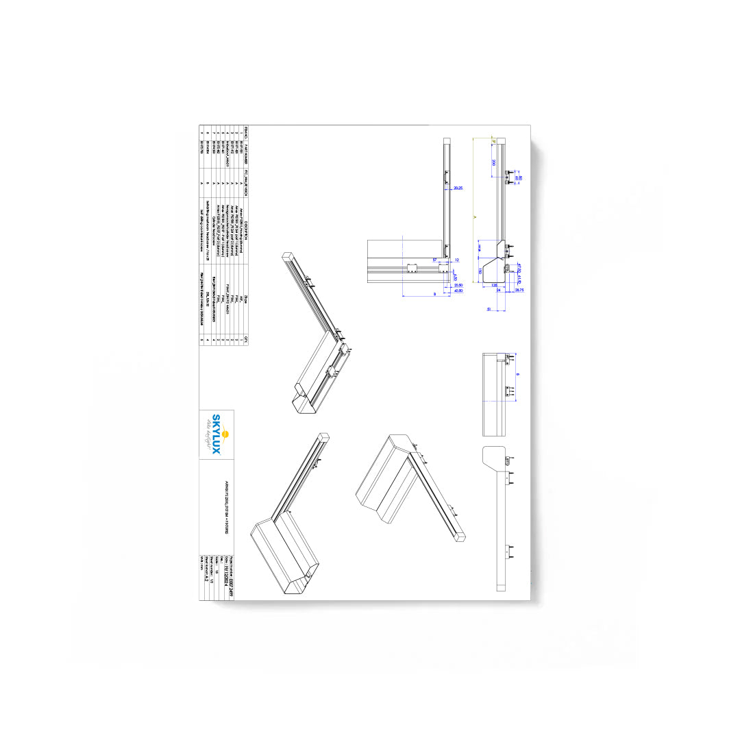 Dessins techniques Veranda Screens - Bundle - Skylux