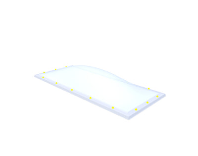 Skylux lichtkoepel 100x250 cm - Skylux